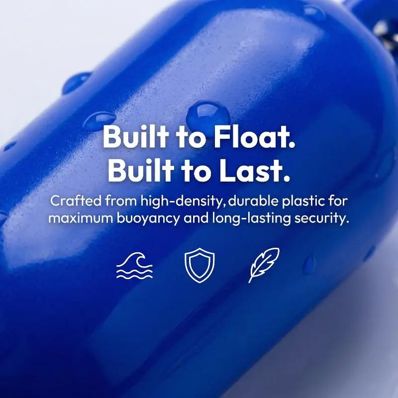 Marine Floating Keyring for Kayak Plastic Boat Key Floater Replacement Secure Your Keys During Sailing and Fishing