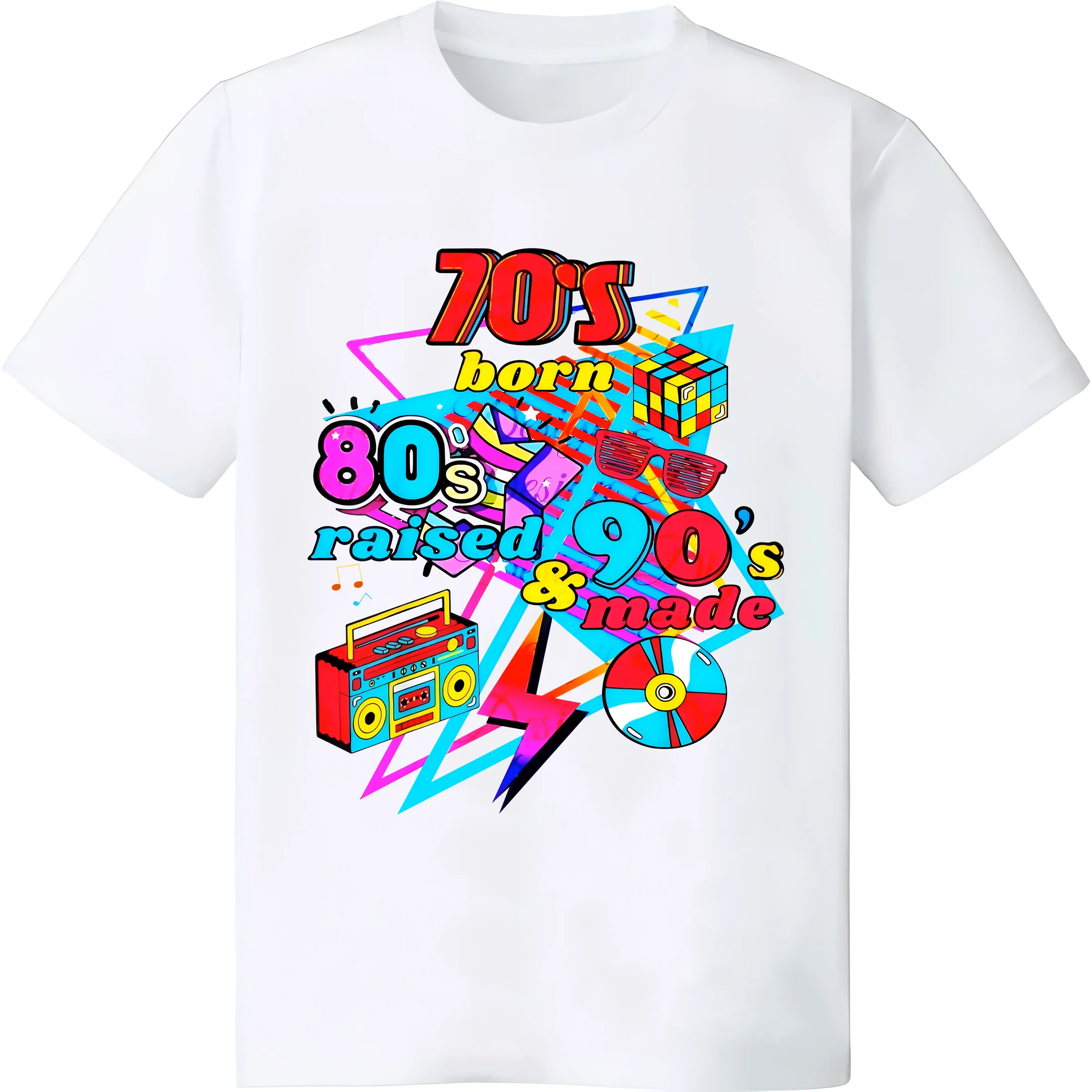 70s Born, 80s Raised, & 90's Made, journey three decades T-Shirt