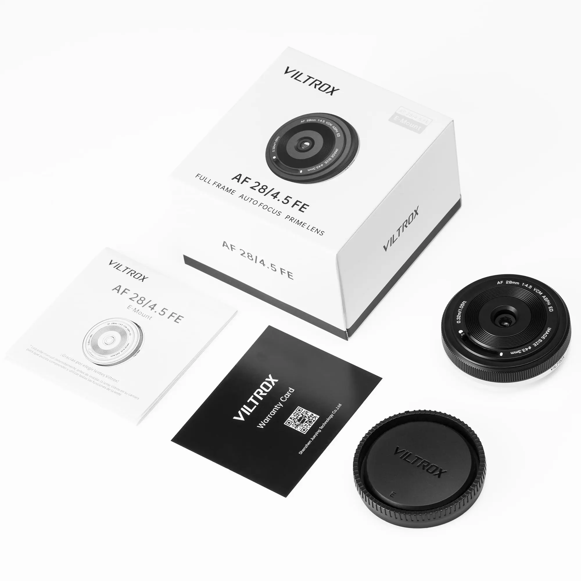 VILTROX 28mm F4.5 Pancake Lens AF Full Frame Lens Retro Ultra-thin For Sony a7cr a7cii a7c a6700 zv-e100 a6600 a6400 a7iv a7
