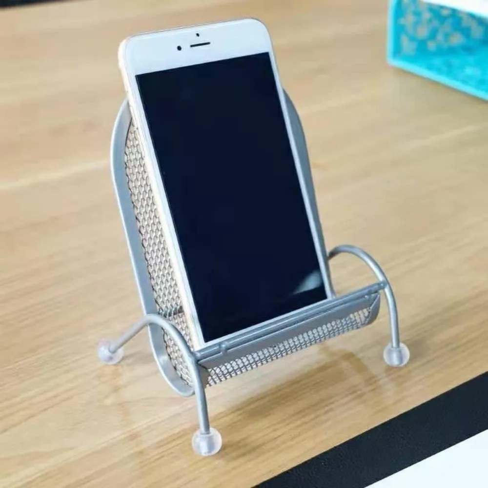 Creative Cute Mobile Phone Holder Chair Shape Convenient Desktop Stand Holder Portable Cell Phone Holder Universal