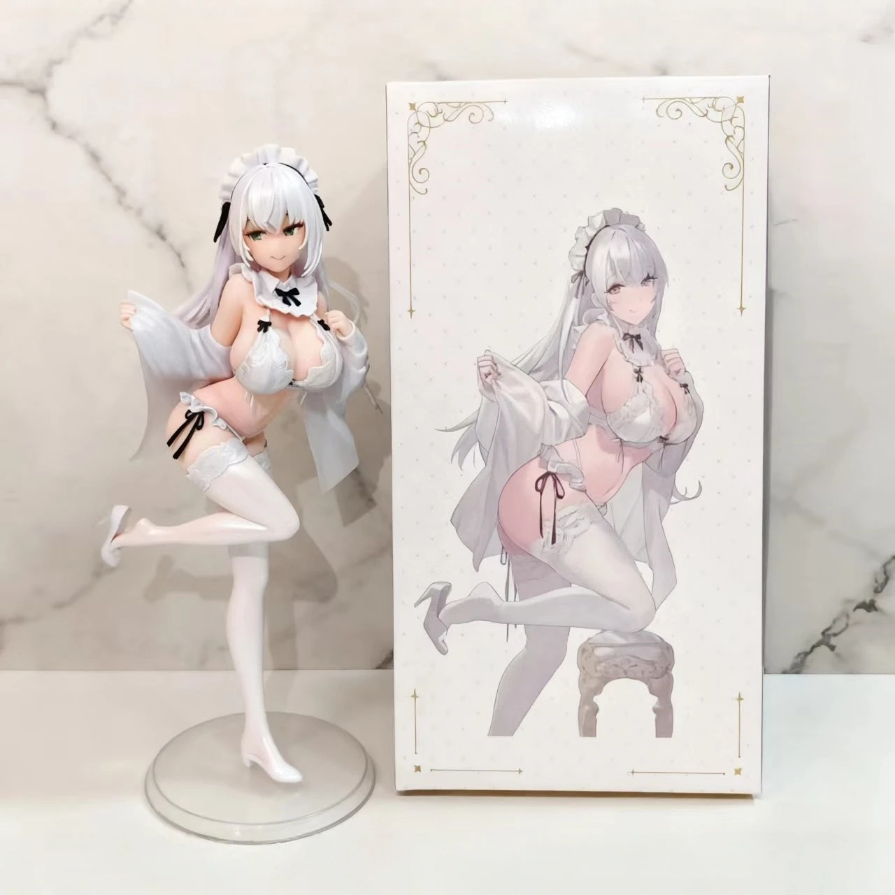 

Bonita sauce Anime Girl Figure - Cute Kawaii Collectible Model for Desktop Display, Perfect Gift for Anime Fans and Collectors