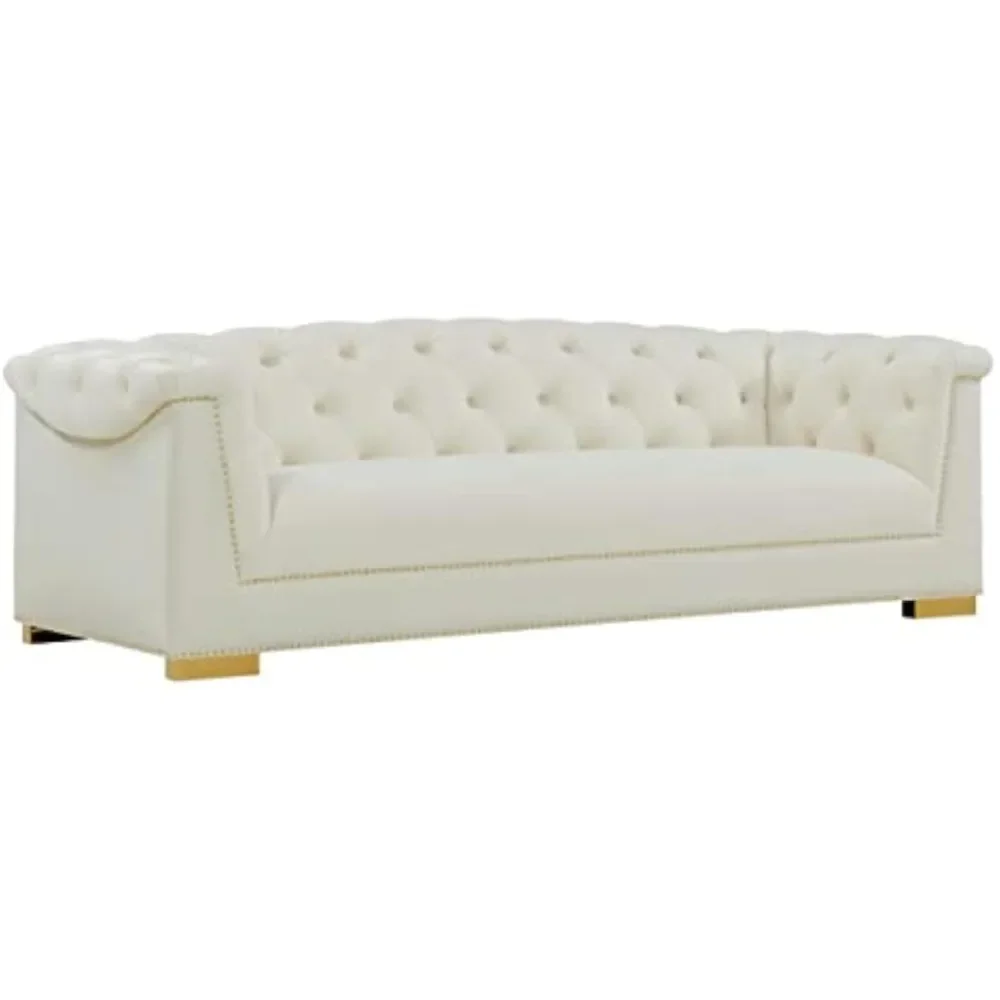 

Farah Cream Velvet Sofa Furniture