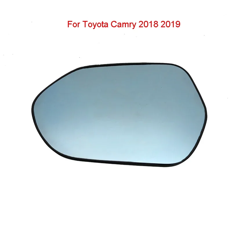 

For Toyota Camry 2018 2019 Auto Replacement Wide Angle Anti-Glare Left Right Heated Wing Blue Rear Mirror Glass