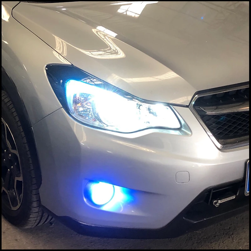 

Car styling For Subaru XV 2012-2016 Headlight Eyelid Head Lamp Decorate Cover Sticker Trim Strips Auto Parts Accessories