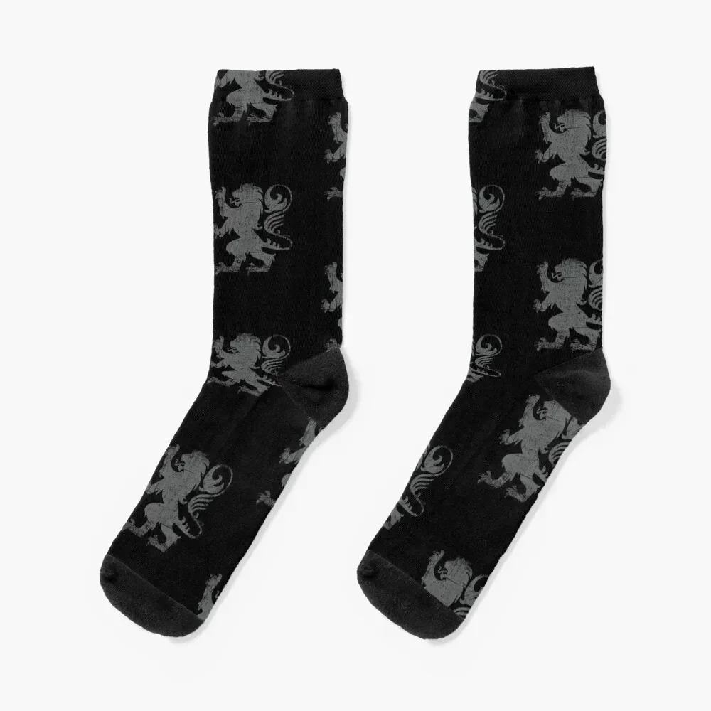 

Scottish Lion Rampant Heraldry Flag of Scotland Socks happy new year ankle Boy Socks Women's