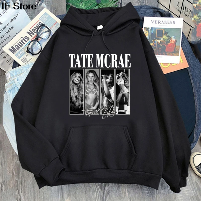 Tate McRae Sports Car Hoodie Miss Possessive tour 2025 Men/women Hoodies Harajuku Aesthetic Winter Clothes Pullover Sweatshirt