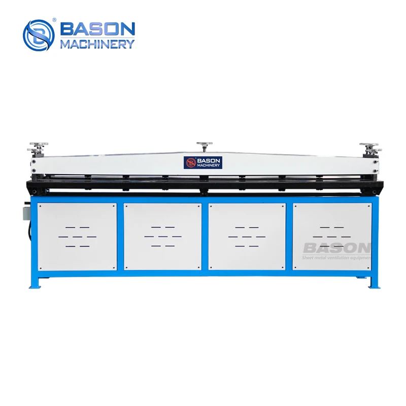 HVAC Ductwork Rectangular Duct Sheet Metal Bead Roller Grooving Machine 7 Lines Groove Trimming Beader Machine