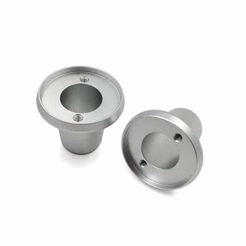 Custom CNC Machining Pure Brass Decorative Studs and Nuts, Brass Internal Threaded Decorative Pieces.