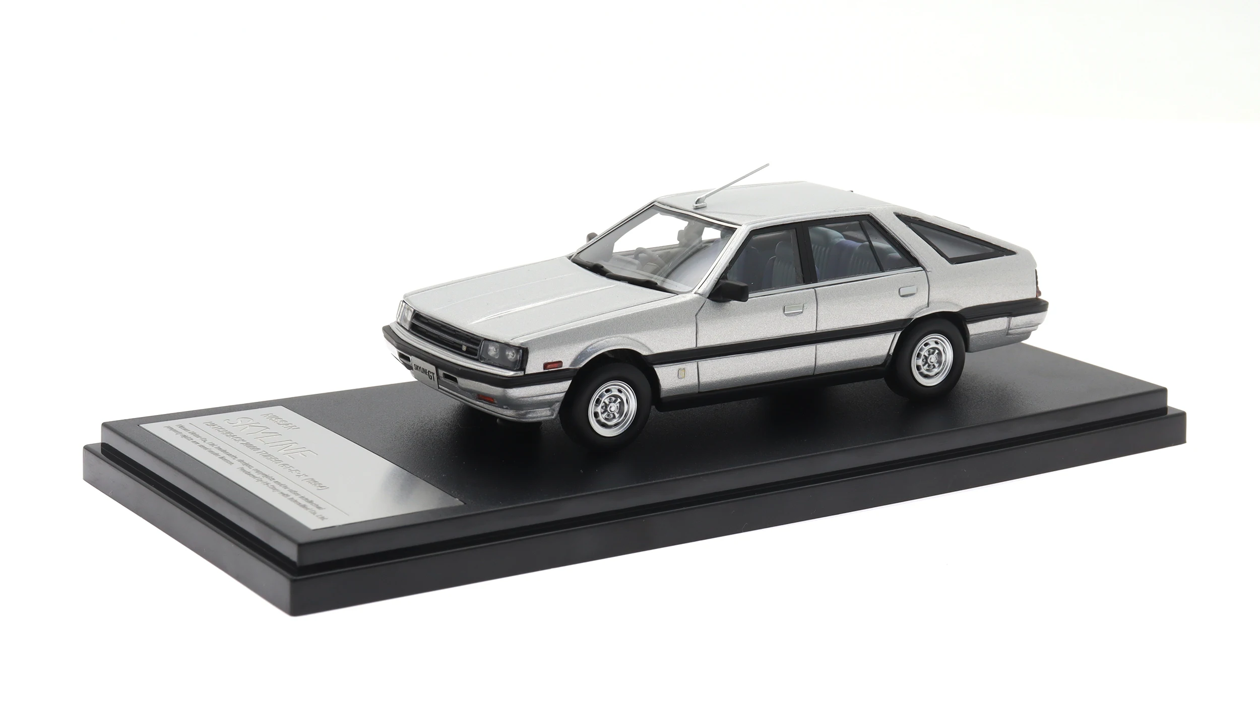 1:43 Hi Story For J-43572 SKYLINE HATCHBACK 2000 TURBO GT-E▪X(1984) High Simulation Collection Gift Resin Model Car