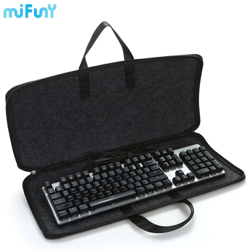 MiFuny Keyboard Bag Storage Bags Mechanical 87/98/104/108 Dust Protection Cover for Esports Equipment Hand in Hand Carrying Box