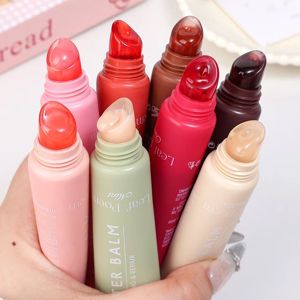 Jelly Moisturizing Lip Gloss Makeup Tube Plumping Nude Brown Red Mirror Liquid Lipstick Transparent Lip Balm Oil Lips Cosmetics