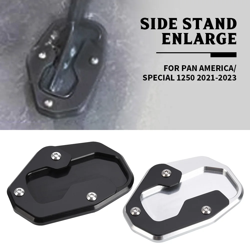 

FOR Pan America Special 1250 (RA1250) RA1 Special(RA1250S) RA1 2021-2023 Side Stand Pad Plate Kickstand Enlarger Support