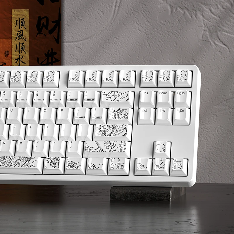 

Yuanhai one-class ceramic keycaps are highly customized from the original factory. 139 pieces are a full set.
