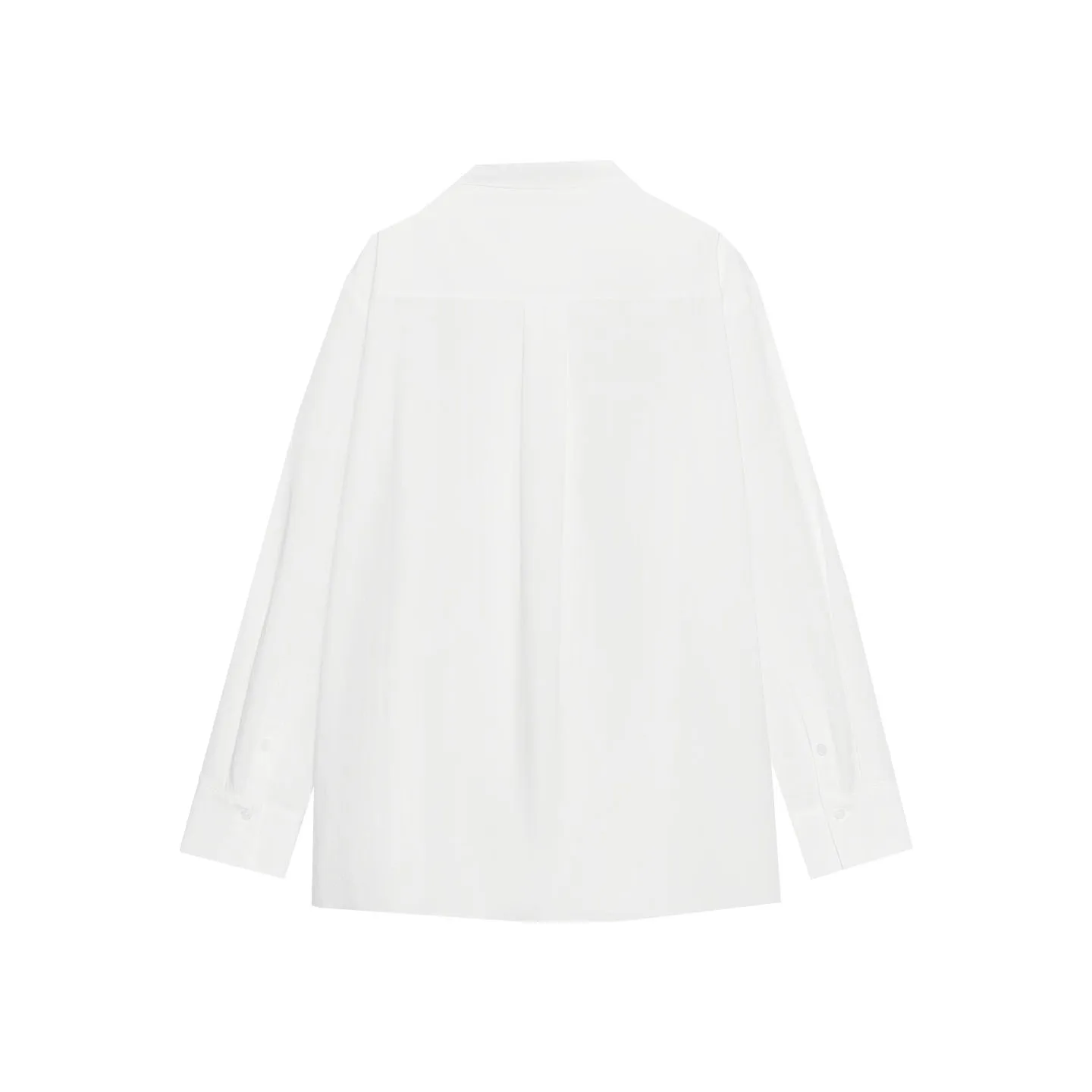 Loose Casual Long Sleeve High Collar Women's Shirt New 2026 Autumn Fashion ZADATA Brand Comfortable Breathable Other Material 4