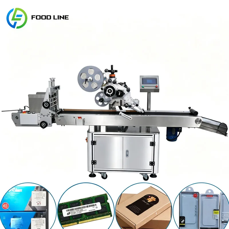 Industrial Packaging Labeling Machine Automatic Bottle Sticker Applicator For Factory Production Customized