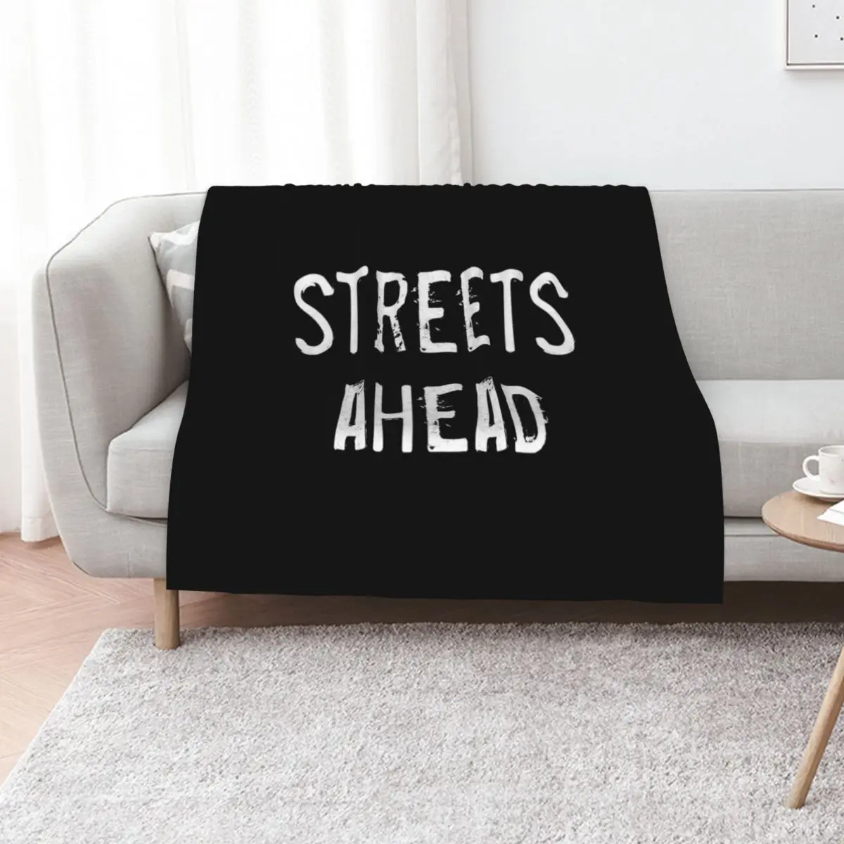 Streets Ahead - Community Black Throw Blanket Thin heavy to sleep Beach Comforter Sofa Throw Travel Blankets