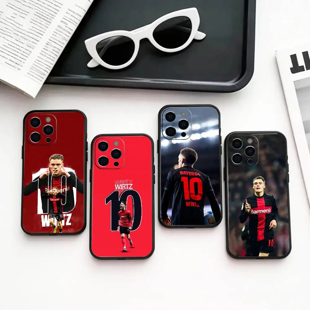 Funda de Silicona Suave F-Florian W-Wirtz COOL para iPhone 17 16 15 14 13 12 11 X XR Plus Pro Max Plus