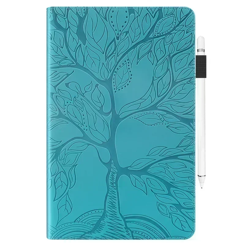 3D Tree Embossed for Huawei MediaPad Media Pad T5 10 Case Cover Flip Stand Case for Tablet Huawei MediaPad Media Pad T5 T 5 10.1