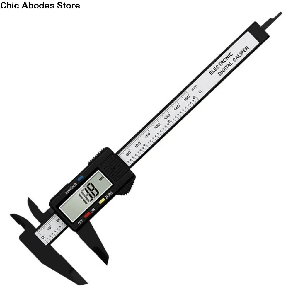 

0-150mm Electronic Digital Caliper Inch/Metric High Precision Vernier Caliper Digital Display High-strength Plastic