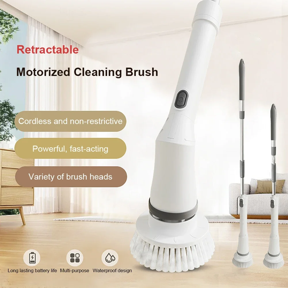 Wireless Electric Cleaning Brush Bathroom Window Kitchen Automotive Multifunctional Household Rotating Cleaning Machine