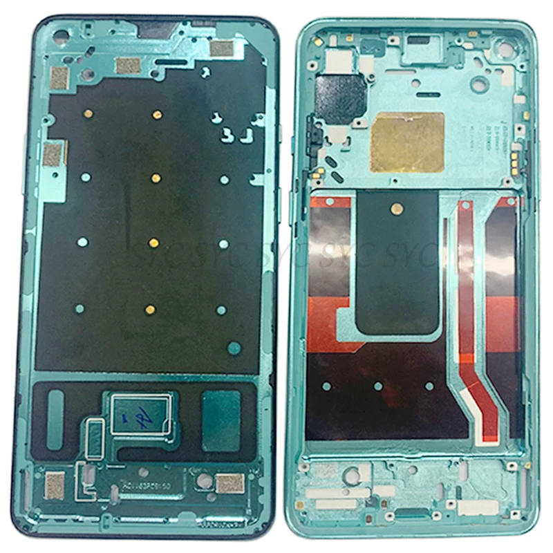 Imagem -03 - Tampa Média do Chassi do Centro do Quadro Alojamento para o Telefone de Oneplus 8t Metal Lcd Peças de Reparo