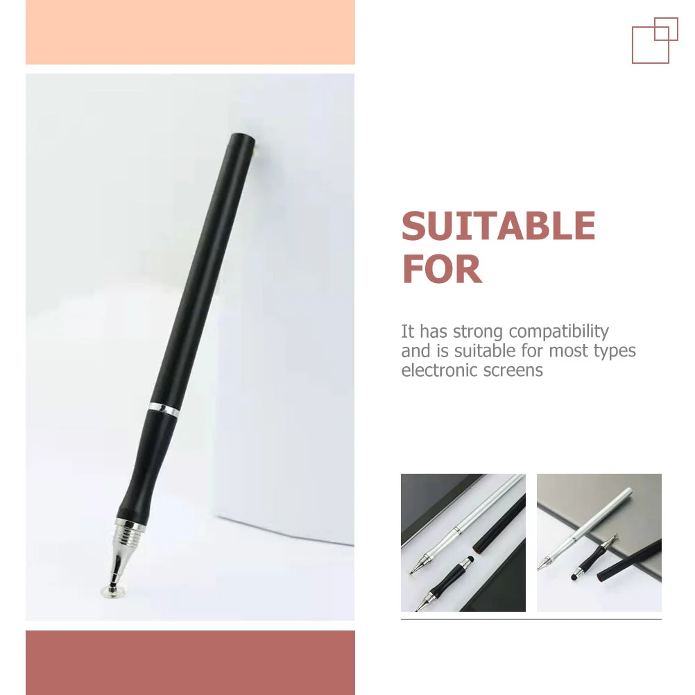 2 Pcs Screen Capacitive Pen Stylus Creative Tablet Writing Screens Abs Universal