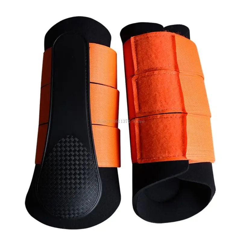  Horse Leg Armors Protective Design Comfortable Breathable Cushion Adjustable