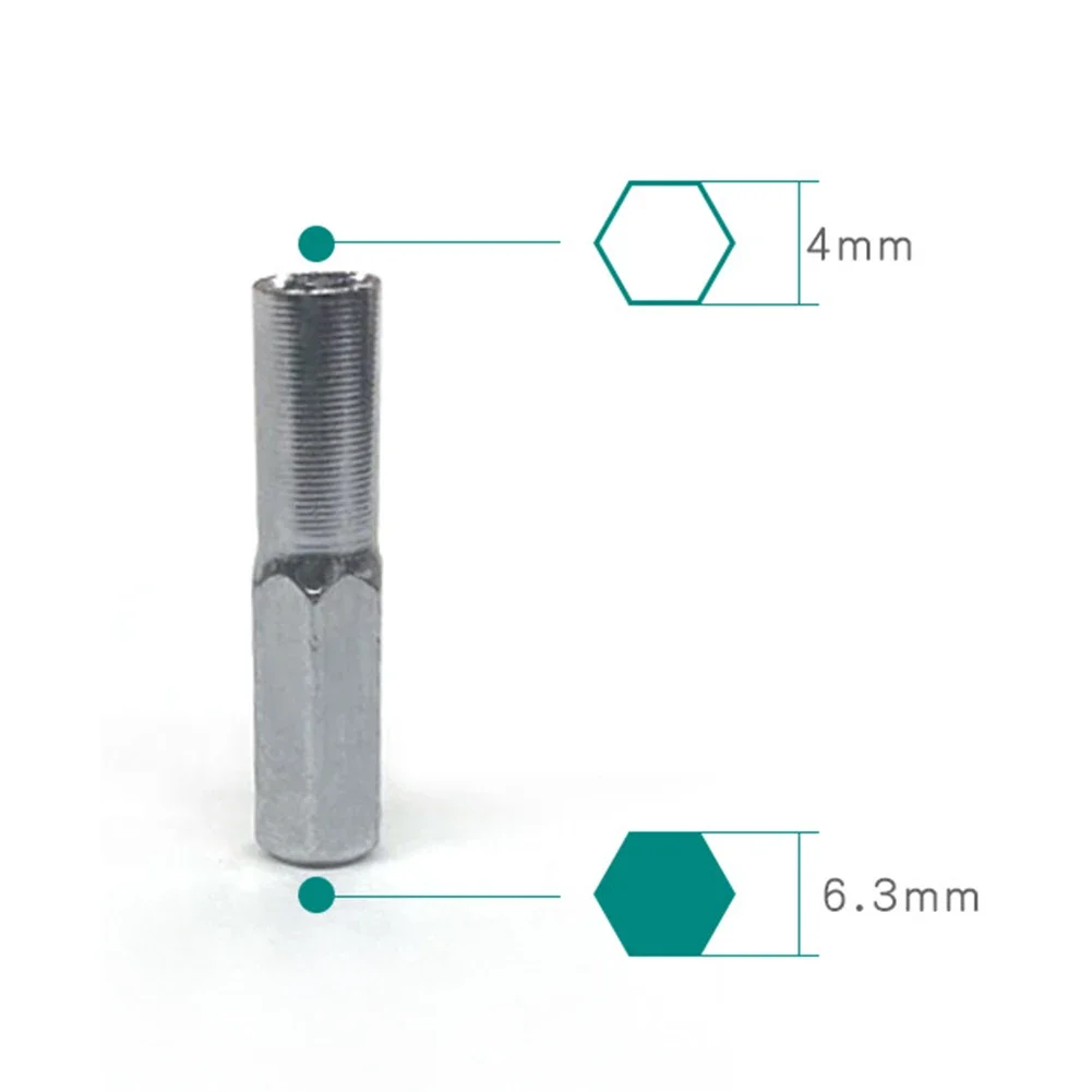 Dual Magnetic Adapter Set 6 35mm to 4mm & 4mm to 6 35mm Perfect Compatibility with Various For Screwdriver Sizes