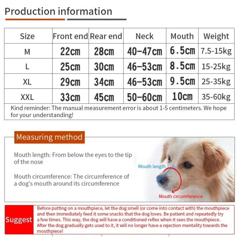 Pet Dog Anti-Bite Metal Muzzle Mouth Cover Adjustable and Breathable Leather Metal Basket German Shepherd Pet Muzzle Dog Mask