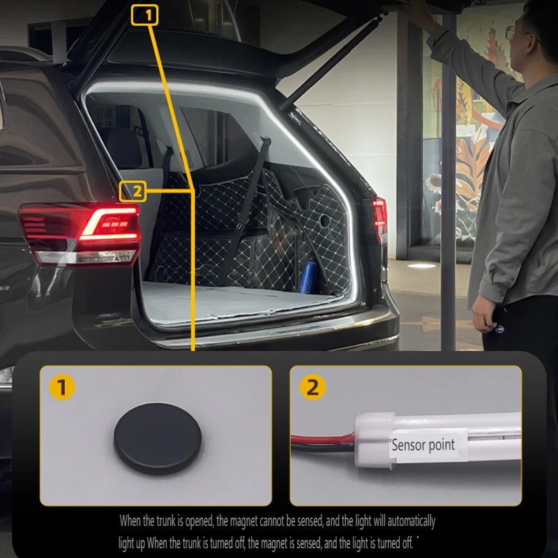 For NIO ES6 trunk light, ambient light, ES8 trunk lighting, ES7 welcome light, interior decoration modification accessories