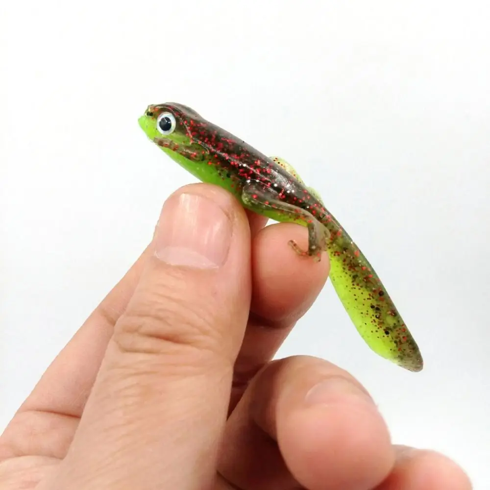 

1/10pcs New 8cm Soft Fishing Lures 3.8g Bicolor Tadpole Soft Bait Artificial Worm Lures Fishing Tackle Tool Long Tail Swimbaits