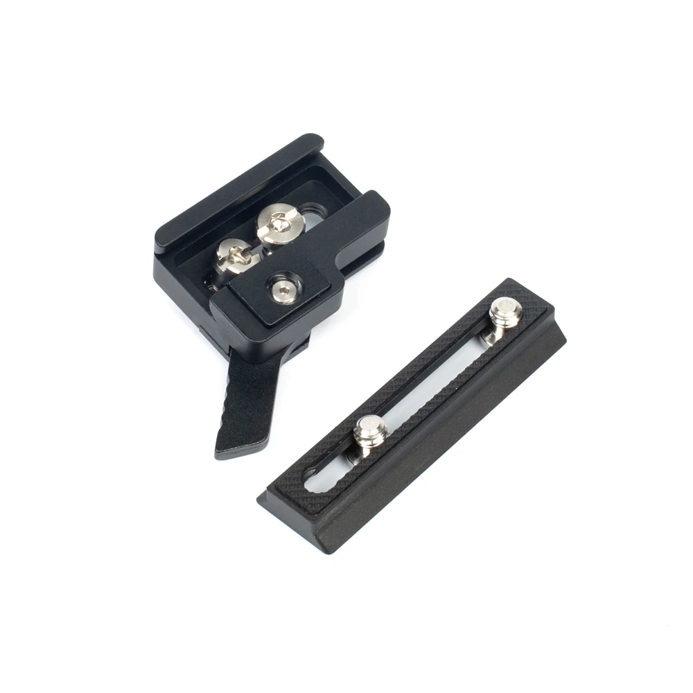 Ultra Slim Micro Clamp dovetail baseplate quick release connector fr 4K Mirrorless Camera Monitor EVF Tripod Dolly Slider Gimbal