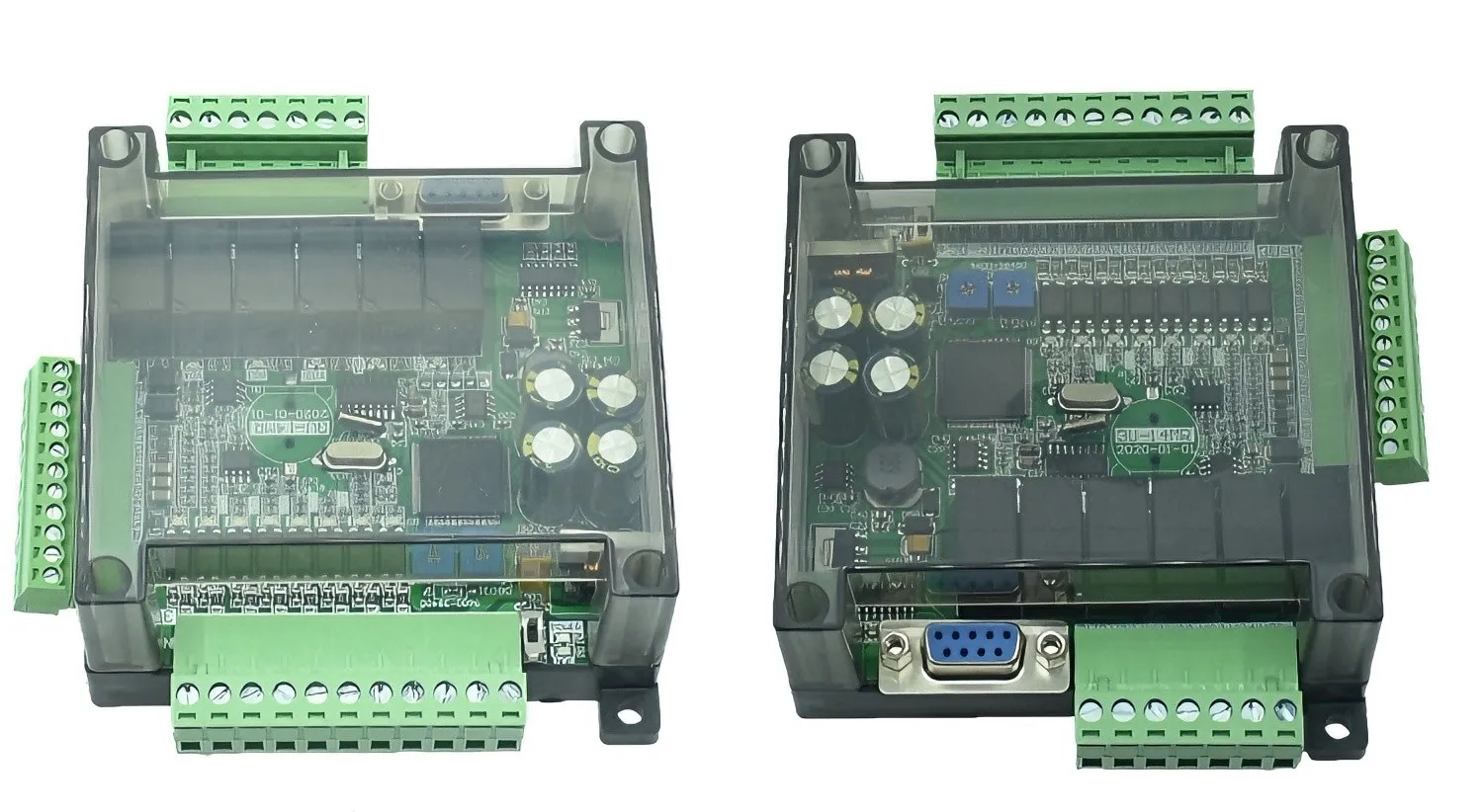 FX3U LOLLETTE LE3U FX3U-14MR 14MT PLC RS232 RS485 Modbus 24VDC 8 In 6 Out Anolog 6AD 2DA Relay Transistor