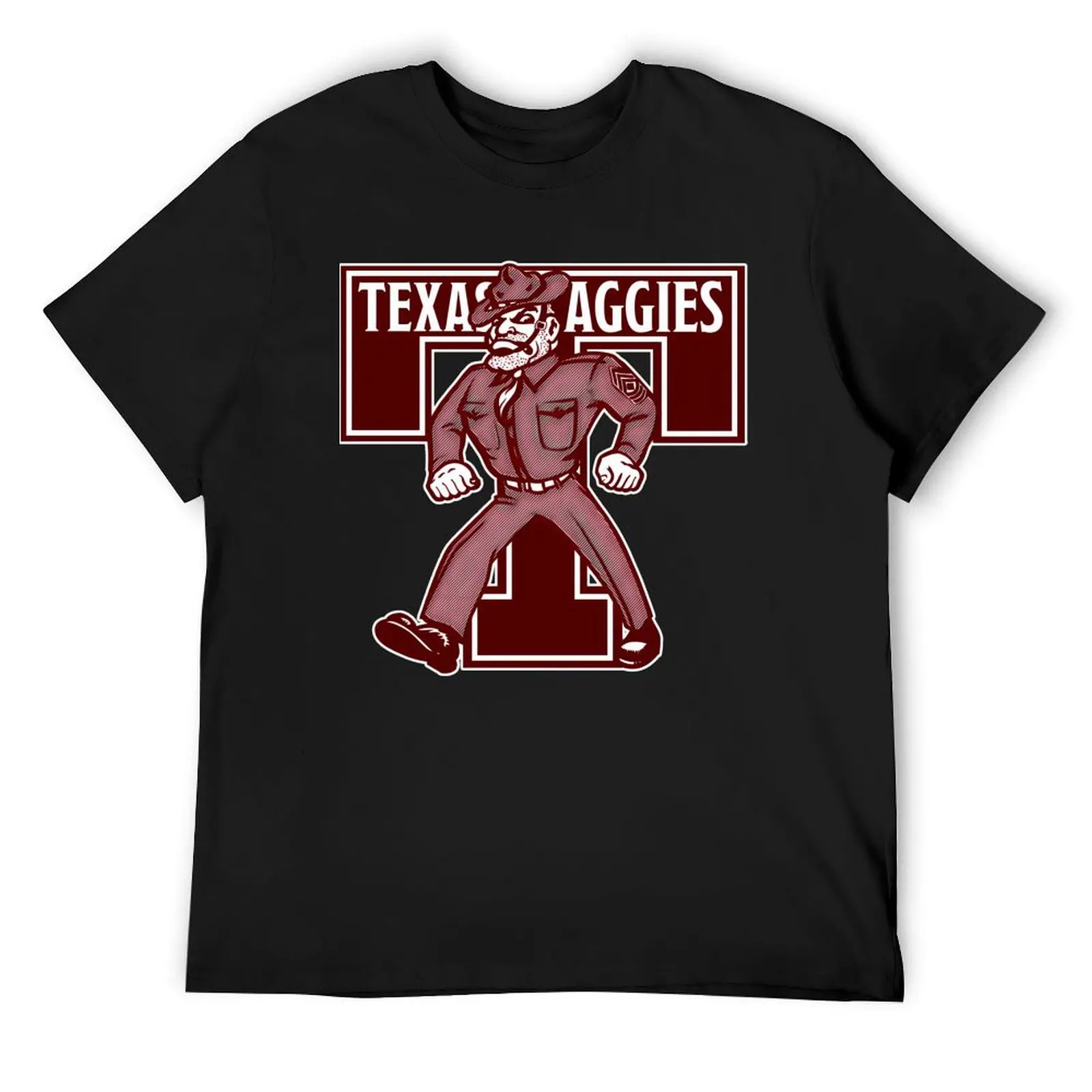 Vintage Texas Anm Aggies T-Shirt animal prinfor boys customs hippie clothes oversizeds mens plain t shirts