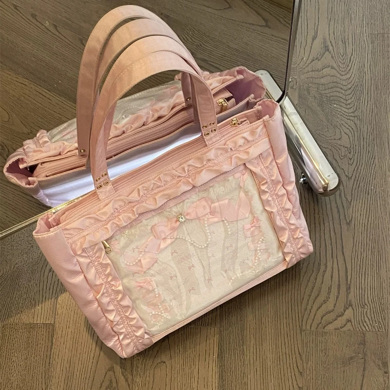 borsa-a-tracolla-grande-in-pizzo-rosa-chiaro-e-raso-borsa-a-tracolla-grande-capacita-a-tema-balletto-dolce-2d-borse-da-donna-a-tema-animazione