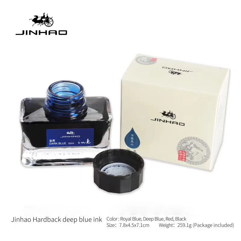 Jinhao Premium 50 ml Füllfederhaltertinte – glatte schwarze/blaue/blaue schwarze Kalligraphie-Tinte – ideal zum Schreiben und – Detail 4