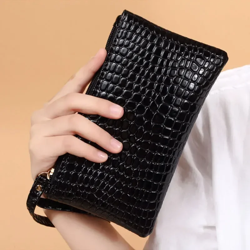 Fashion Women Coin Wallet Pu Leather Wristlet Coin Holder Bag Purse  Money Card Coin Purse Small Clutch Handbag
