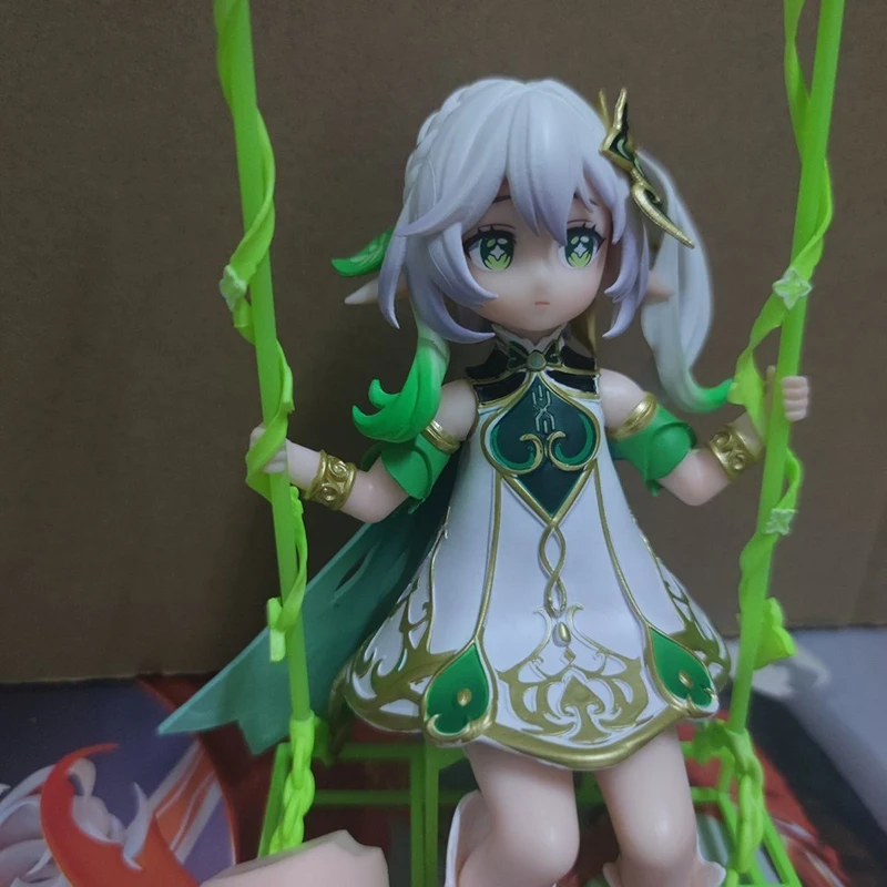 Genshin Impact Nahida Anime Figure Sumeru Small Auspicious Action Figure Genshin Impact Grass Figure Collectible Doll Toys