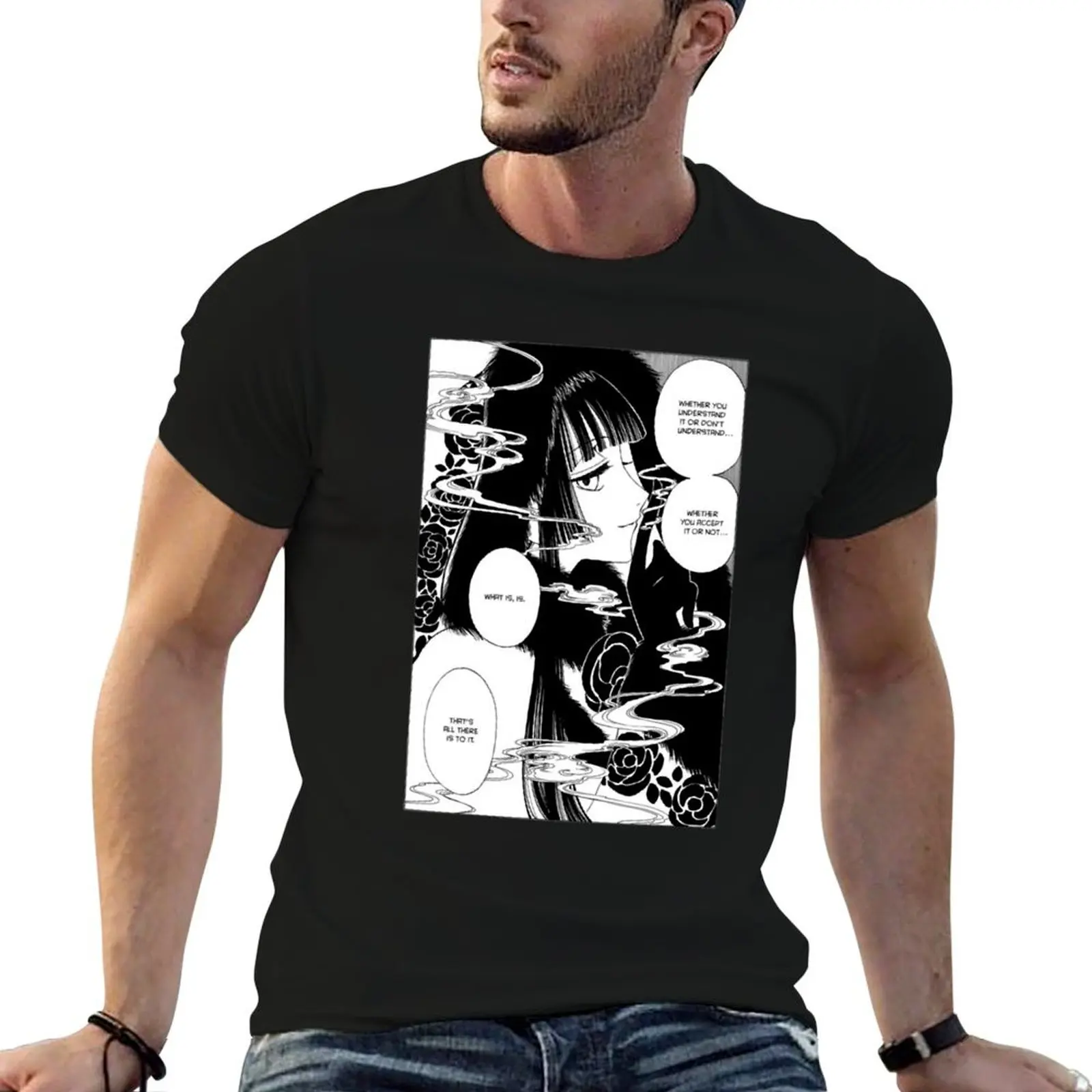 

xxxHolic - Ichihara quote T-Shirt anime clothes essential t shirt customs mens designer clothes