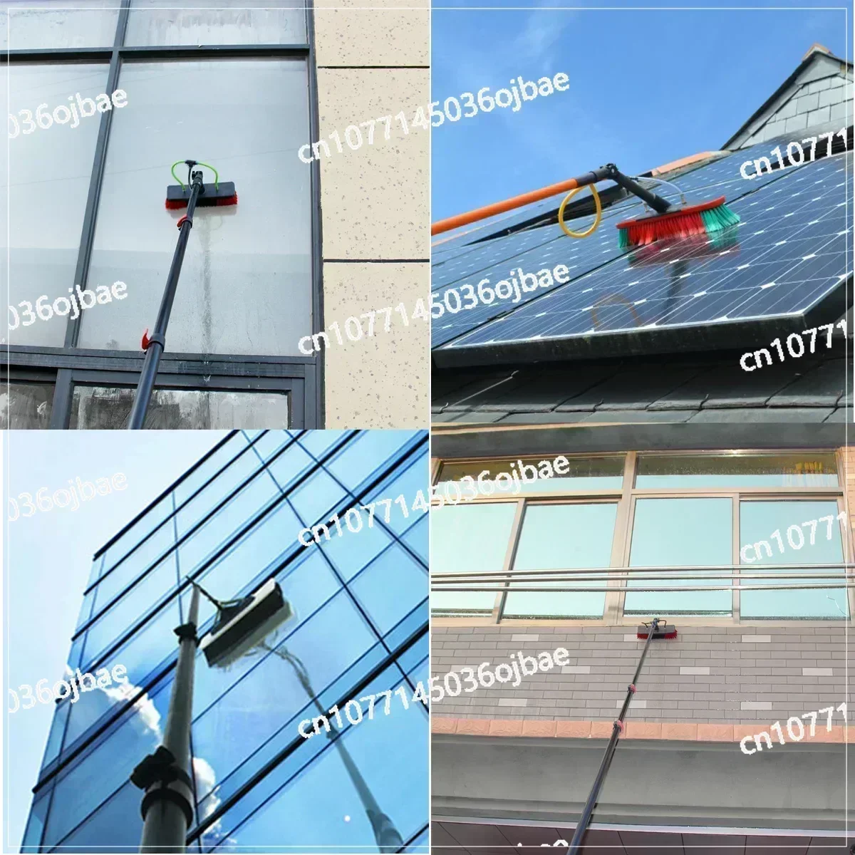 Photovoltaic Panel Telescopic Pole Water Pole Traditional High-rise Window Cleaning Equipment