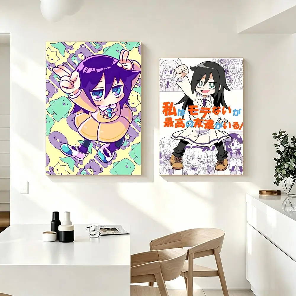 No Matter How I Look at It, It's You Guys' Fault I'm Not Popular Poster Poster HD Printing Fresh Elegant Style Wall Art Home
