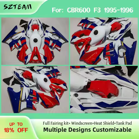 Injection Fairing Kit for Honda CBR 600F3 1995 1996 Sportbike Bodywork Motorcycle Fairings CBR600F3 95 96 Pro