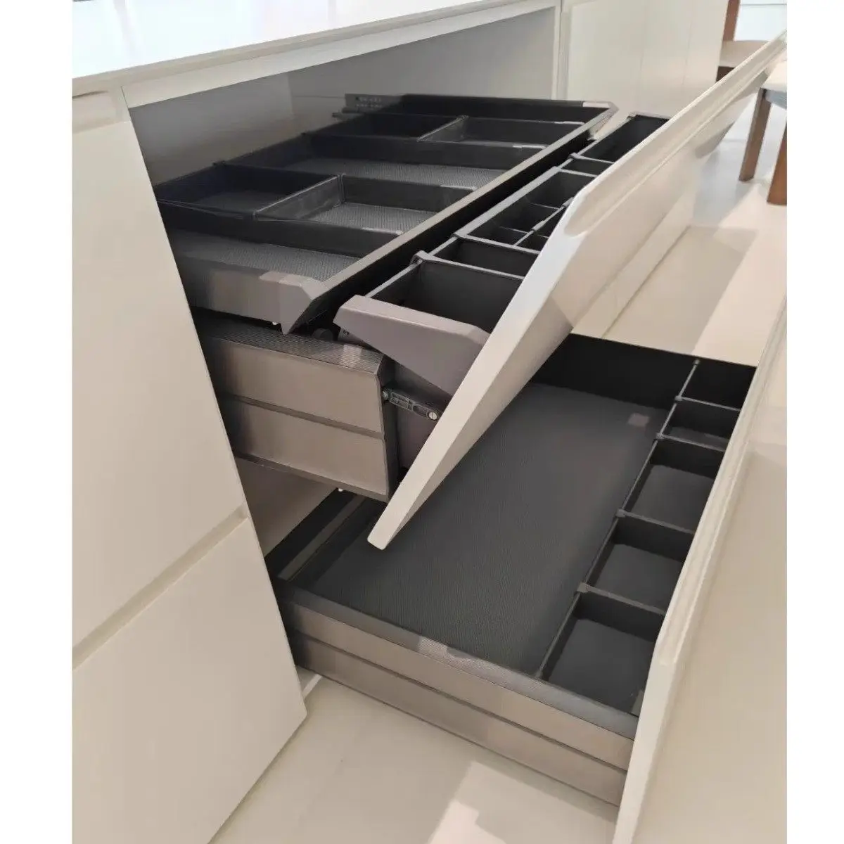 

Кухонная выдвижная корзина Kitchen Heidi Shi Easy Pump Tilt Pull Basket, выдвижной ящик под плиту, большой, с механизмом Easy Pump Tilt