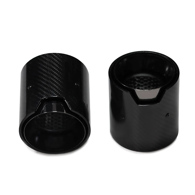 4PCS/lot Carbon Fiber Exhaut Tip For BMW M5 F90 Carbon Fiber Exhaust tips Tailpipe Exhaust Tip Nozzle Muffler Tip