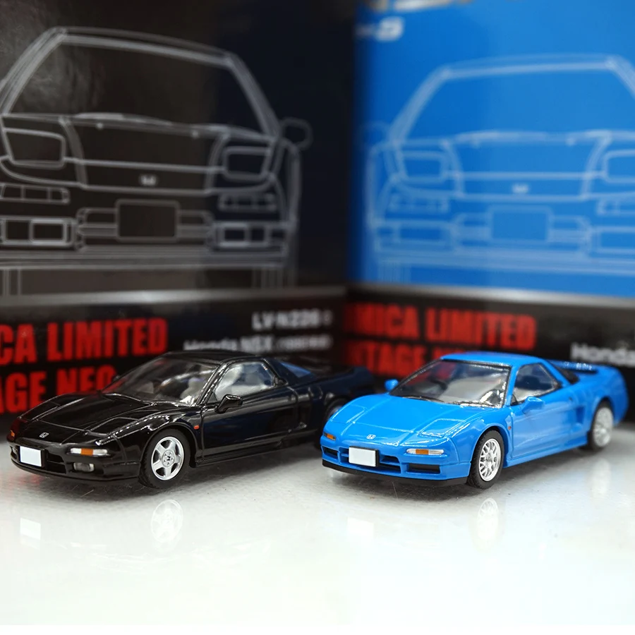 Tomytec tlv 1:64  n226c/n228c Honda nsx 90/97 style Die-cast alloy car model collection display gifts