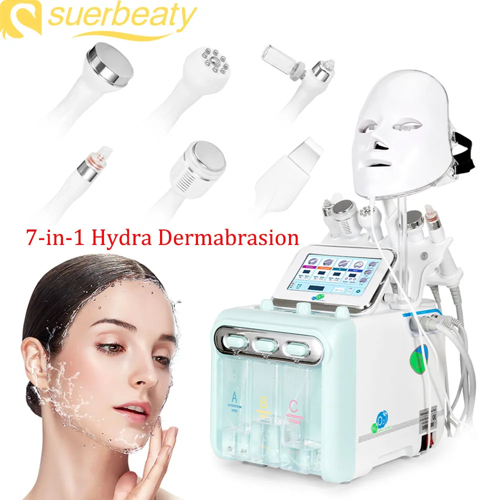 mychway 7-in-1 Hydra Dermabrasion H2O2 Aqua Peeling Beauty Machine Facial Rejuvenation