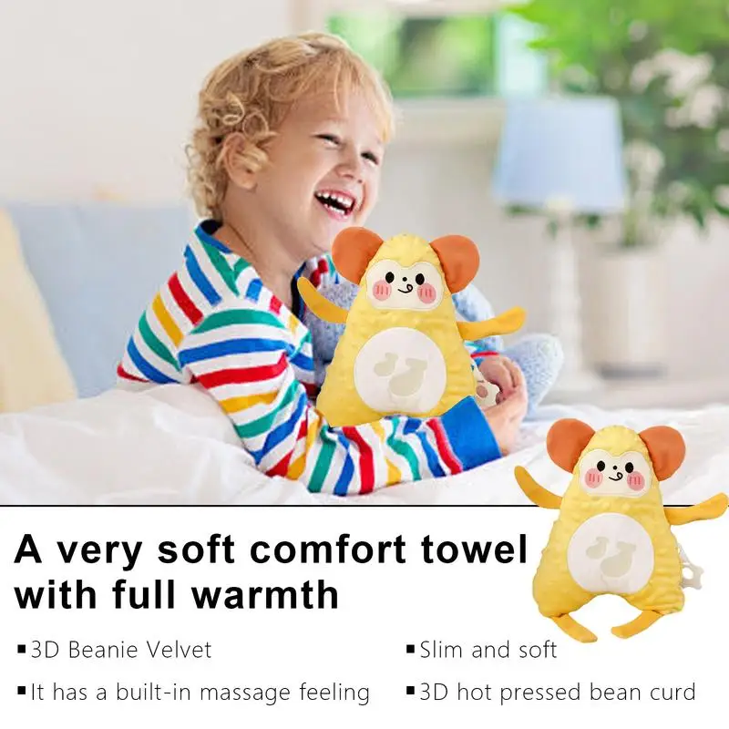 Babies Snuggle Toy Multipurpose Babies Comforters Toy Cuddle Soother Plush Toy Comfortable Babies Sleep Soothers Plush Stuffed