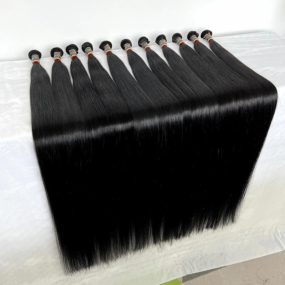 40Inch Straight Bundle Brazilian Hair Bundles Straight Human Hair Weave Bundles Virgin Hair Extensions Promotion Cheap Weave ﻿