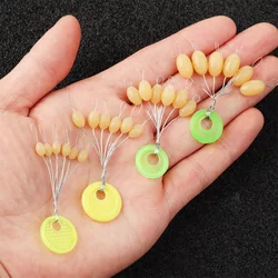 60Pcs 10 Set S M L Big Line Stops Space Beans Fishing Tackle Sea Carp Fly Fishing Bait Sport Tool Float Catfish Round Float Ball