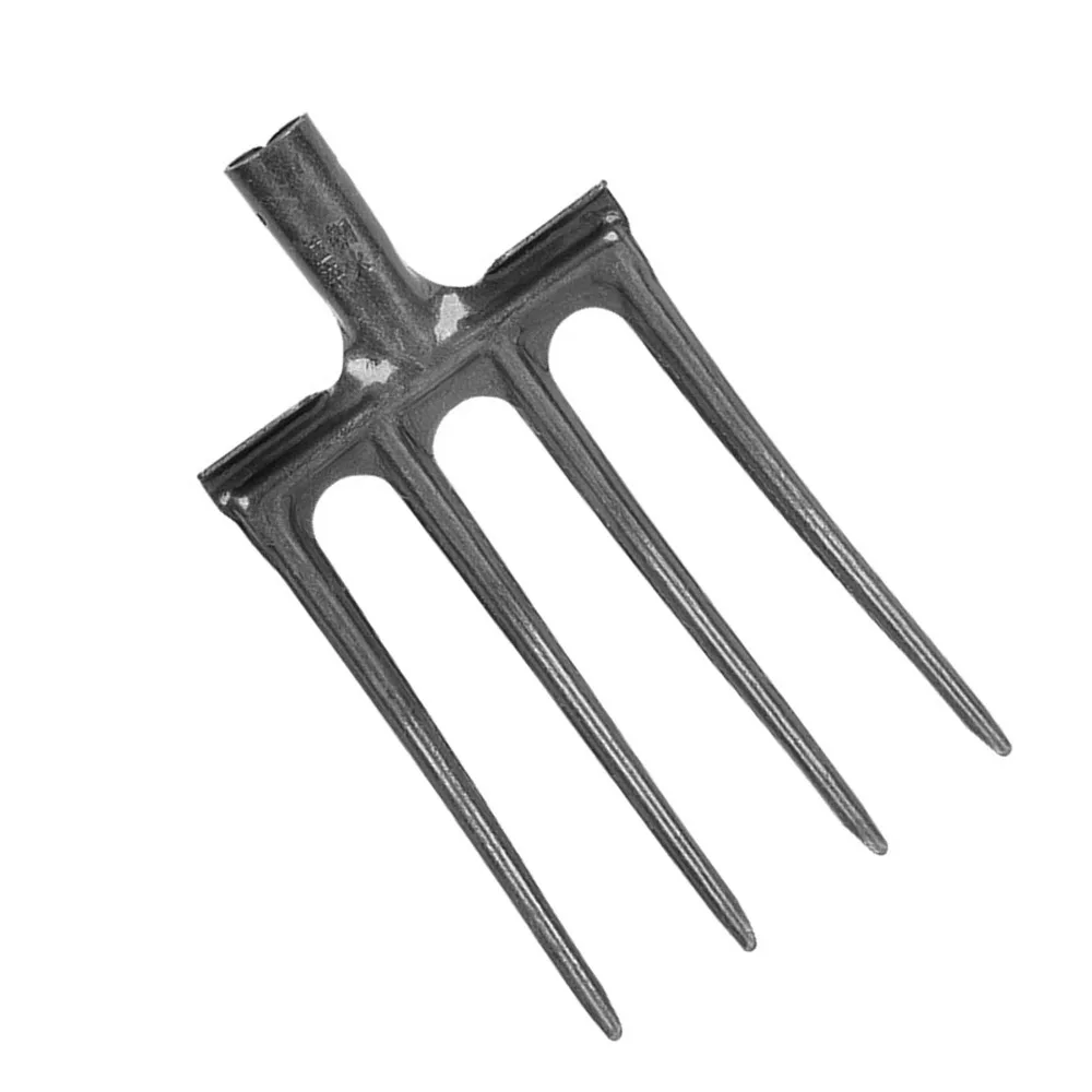 

Sturdy High Carbon Steel Digging Fork 4 Tine Anti Breakage Garden Fork Spading Fork Garden Tool